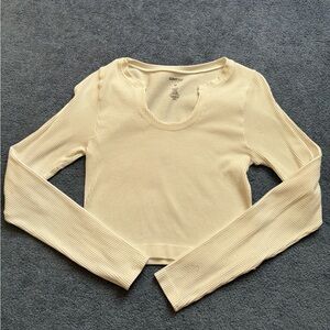 Pacsun white long sleeve top